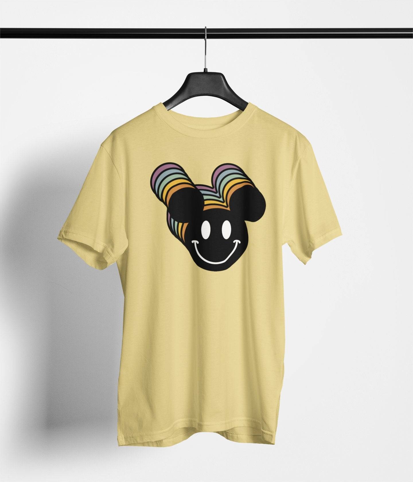3D Smiley Face Mouse Ears - Park Gear - T-Shirt