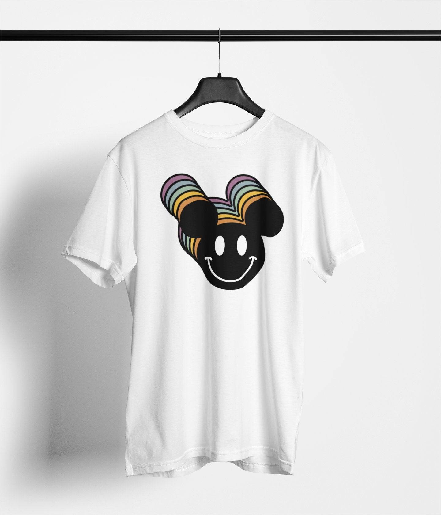 3D Smiley Face Mouse Ears - Park Gear - T-Shirt