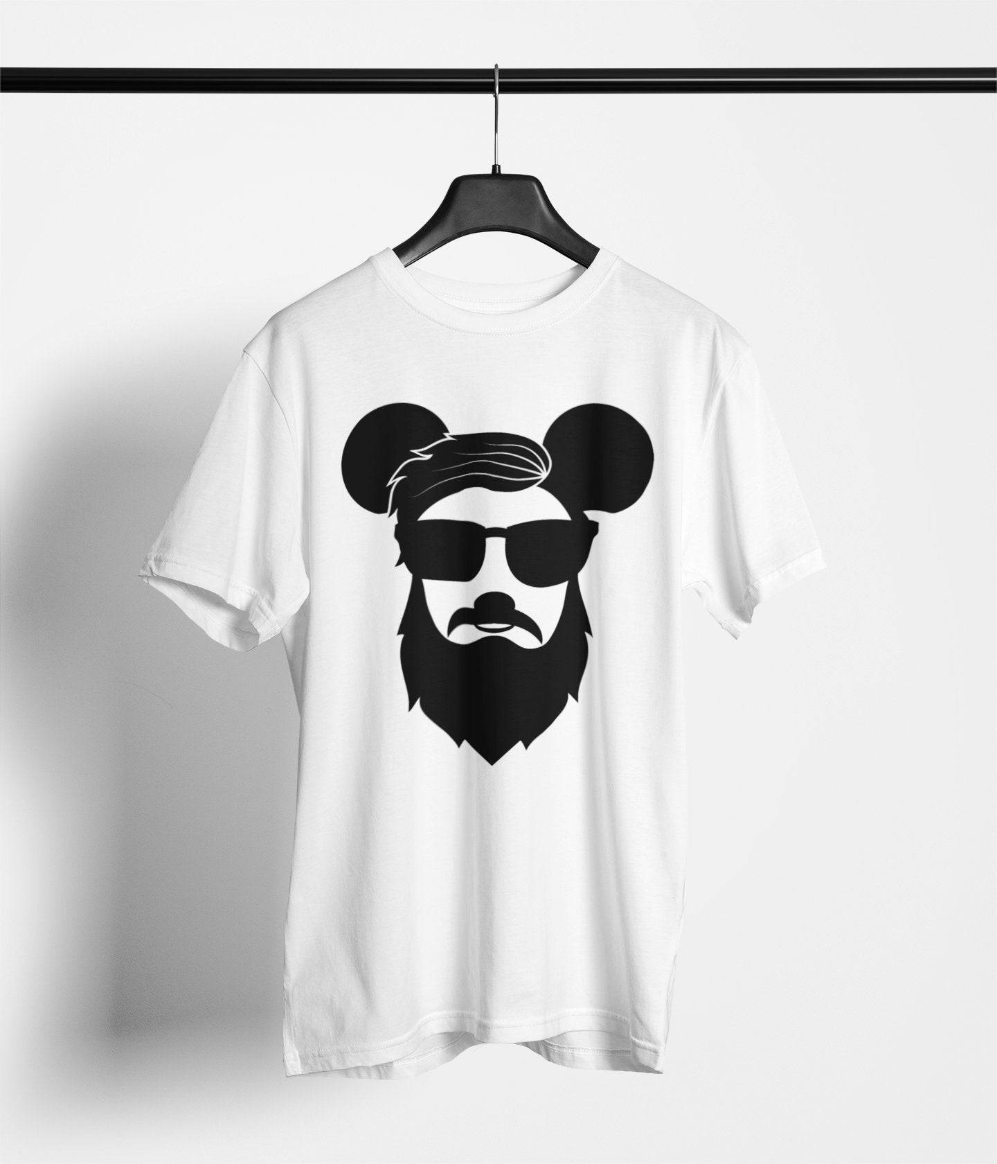 Hipster Mouse Ears - Park Gear - T-Shirt