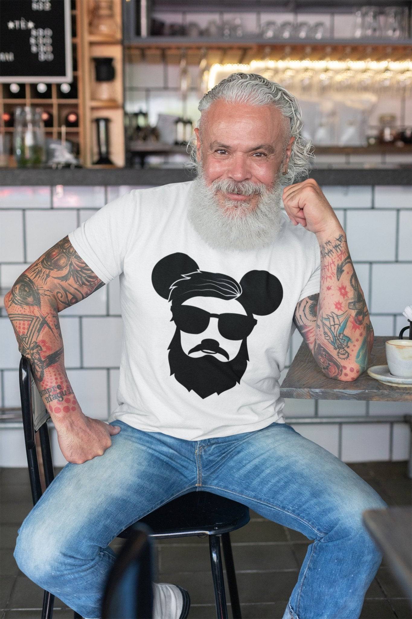 Hipster Mouse Ears - Park Gear - T-Shirt