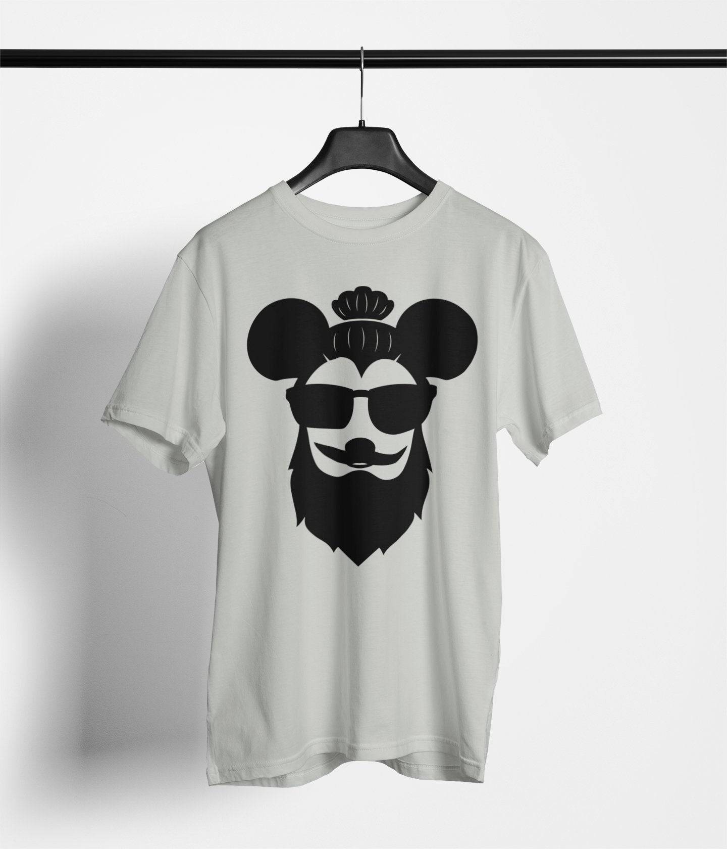 Man Bun Mouse Ears - Park Gear - T-Shirt