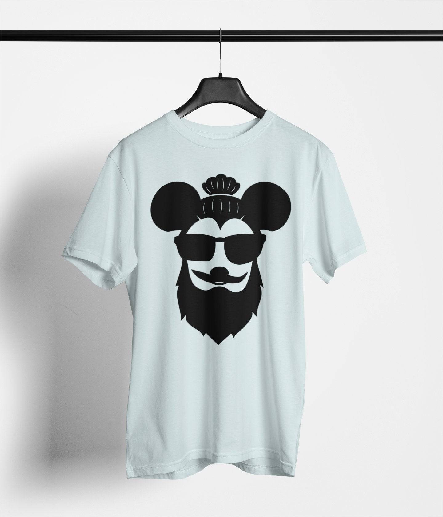Man Bun Mouse Ears - Park Gear - T-Shirt