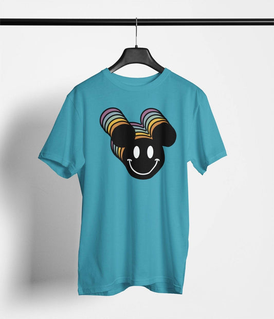3D Smiley Face Mouse Ears - Park Gear - T-Shirt