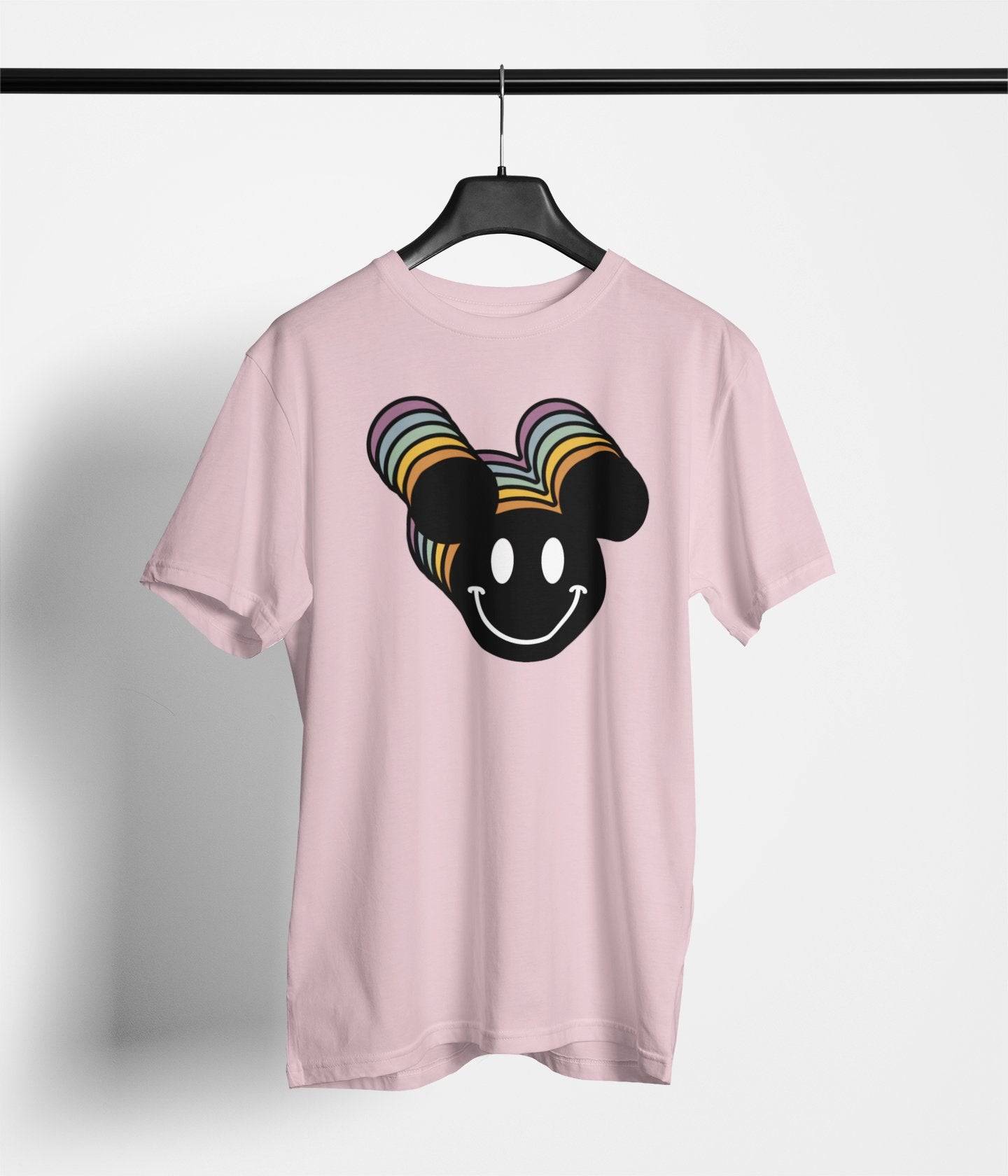 3D Smiley Face Mouse Ears - Park Gear - T-Shirt