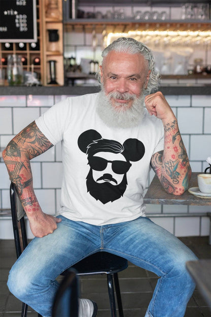 Hipster Mouse Ears - Park Gear - T-Shirt