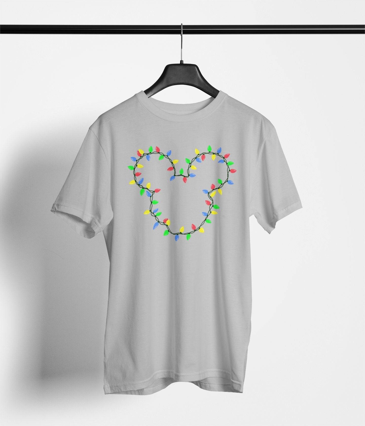 Christmas Lights Mouse Ears - Park Gear - T-Shirt