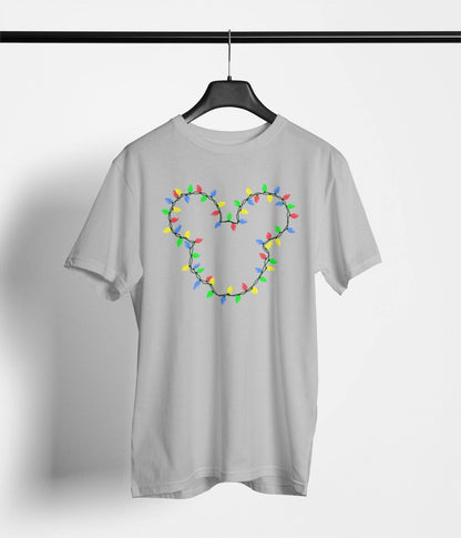 Christmas Lights Mouse Ears - Park Gear - T-Shirt