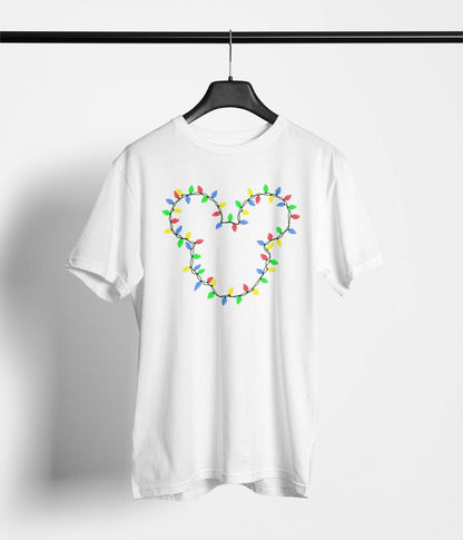 Christmas Lights Mouse Ears - Park Gear - T-Shirt
