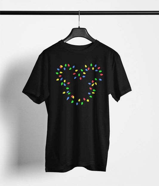 Christmas Lights Mouse Ears - Park Gear - T-Shirt
