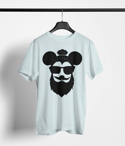Man Bun Mouse Ears - Park Gear - T-Shirt