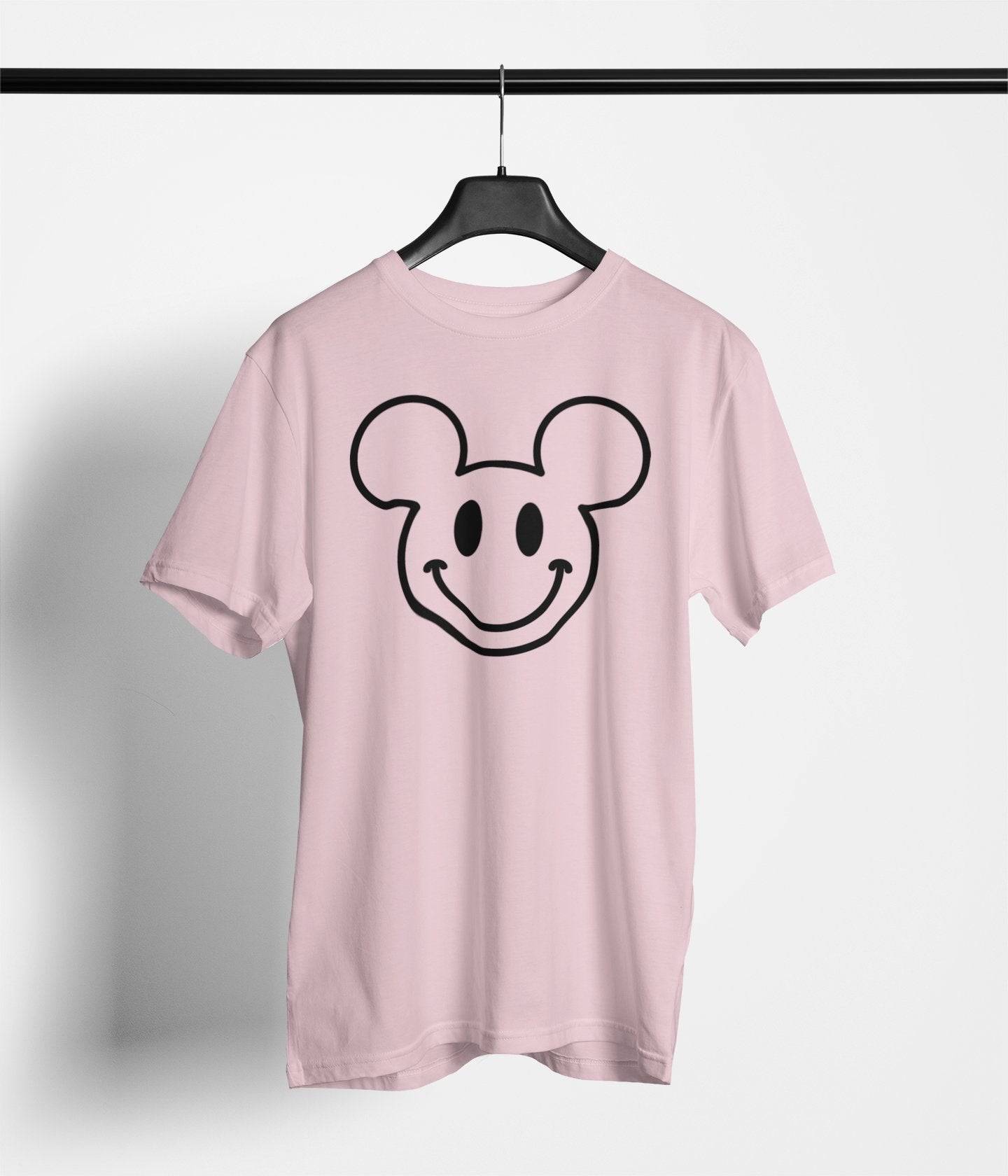Smiley Face Mouse Ears - Park Gear - T-Shirt