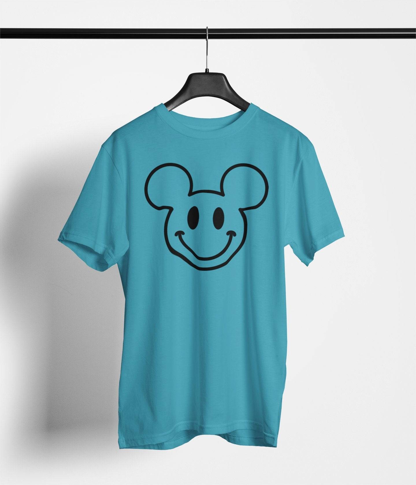 Smiley Face Mouse Ears - Park Gear - T-Shirt
